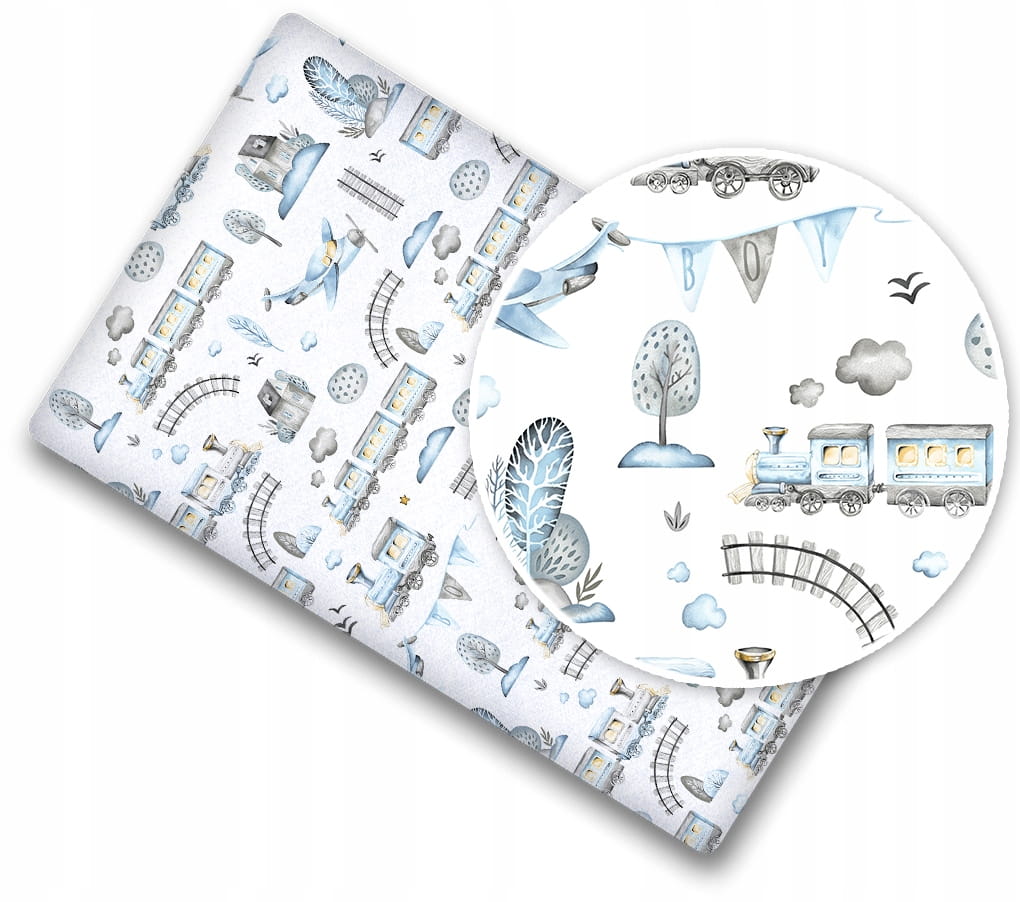 Prześcieradło 120x60 do łóżeczka bawełna materiałowe Babymam