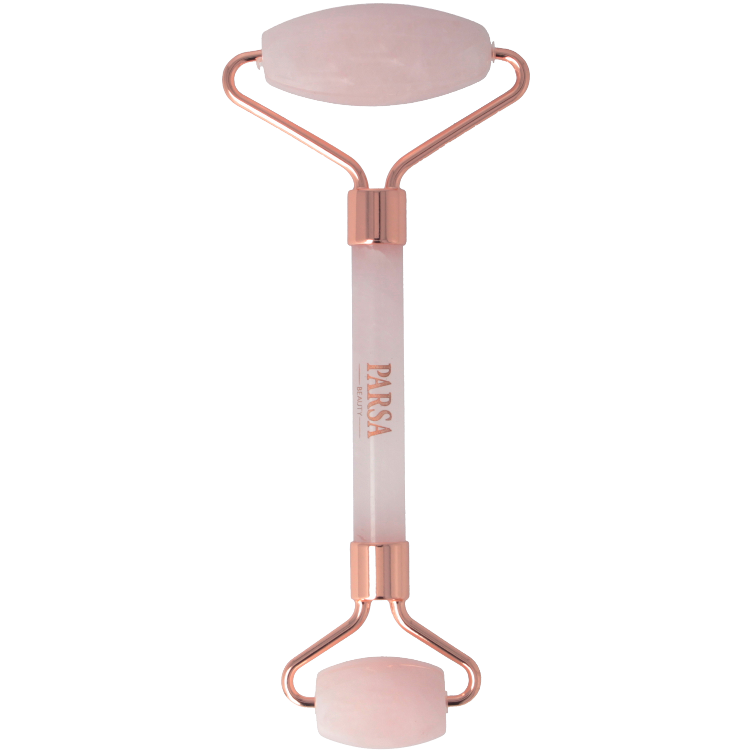 Parsa Beauty naturalny wałek z kwarcu różowego do masażu twarzy, 1 szt.