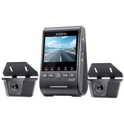 Wideorejestrator VIOFO A329WW 3CH GPS + 2 x Kamera Zewnętrzna Wodoodporna