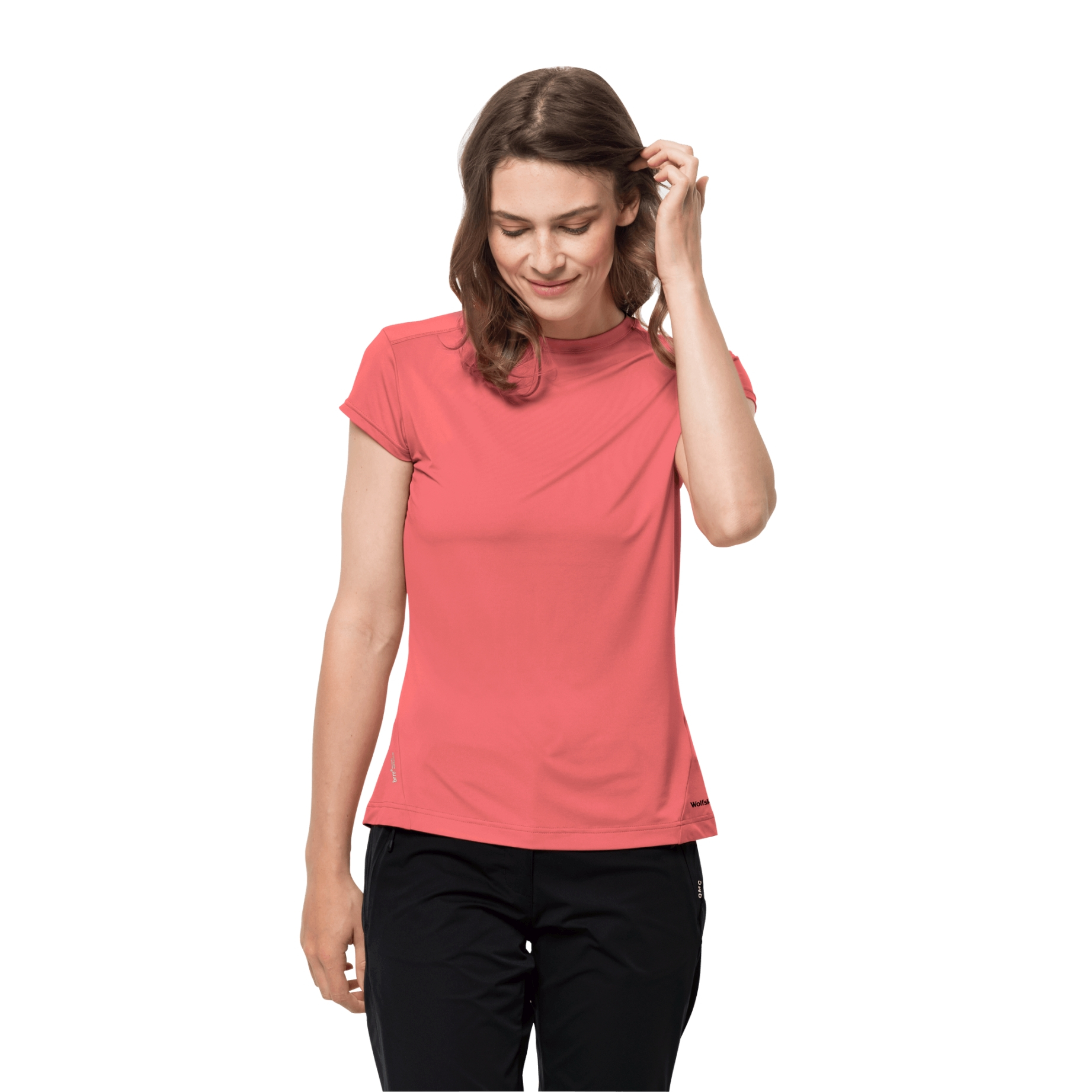 Damska koszulka TASMAN S/S W desert rose - XL
