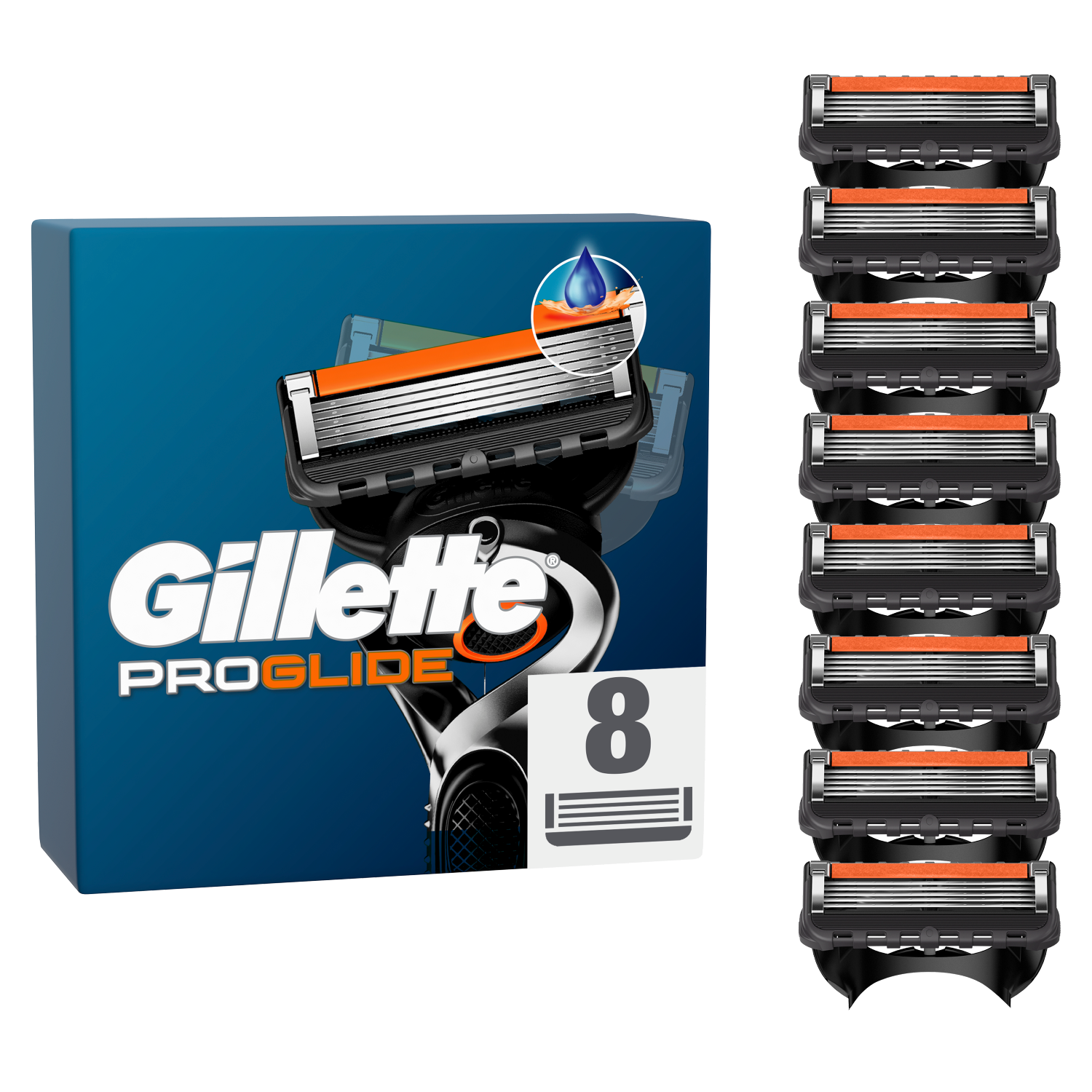 Gillette ProGlide wkłady do maszynki do golenia, 8 szt./1 opak.