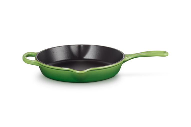 Le Creuset - Głęboka patelnia do smażenia i serwowania żeliwo bamboo green