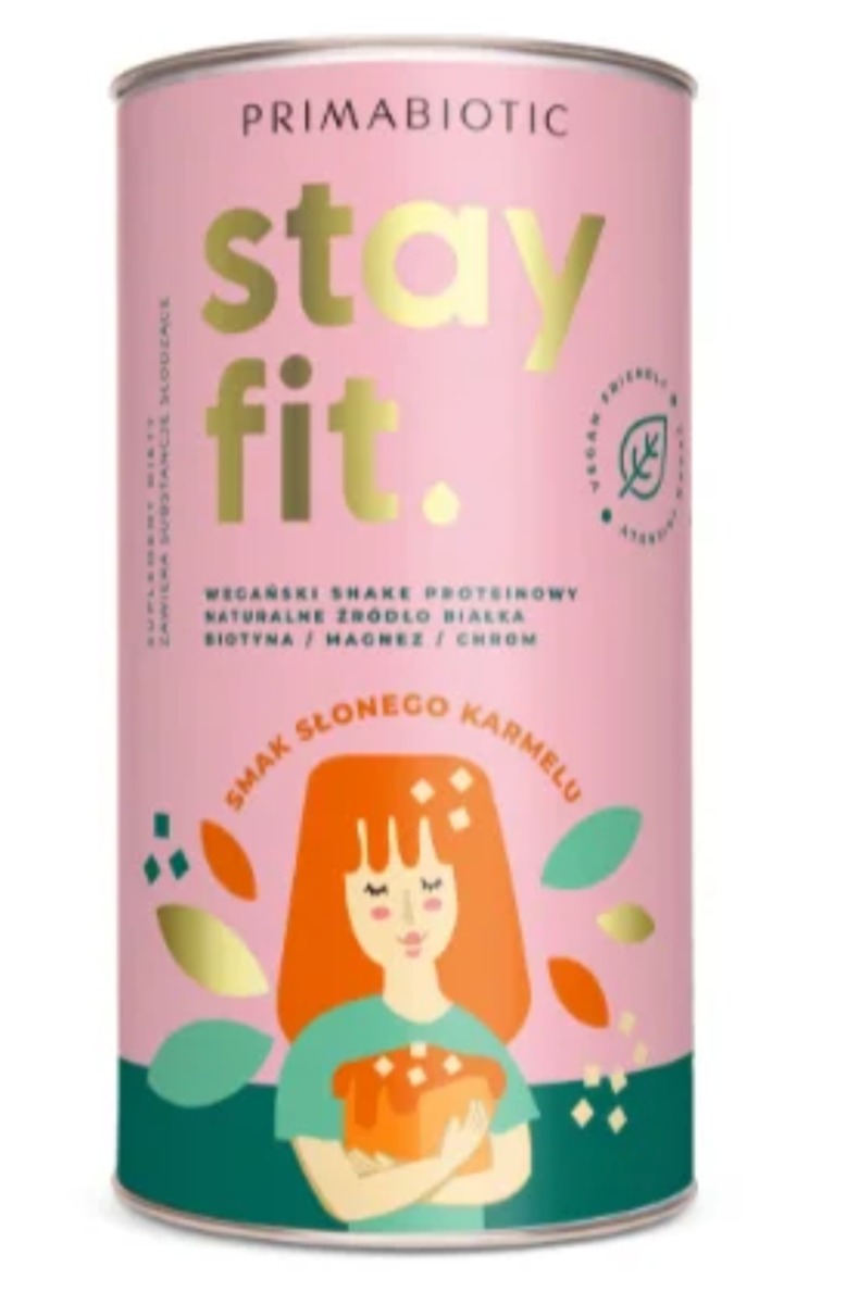 PrimaBiotic Stay Fit suplement diety o smaku słony karmel, 500 g