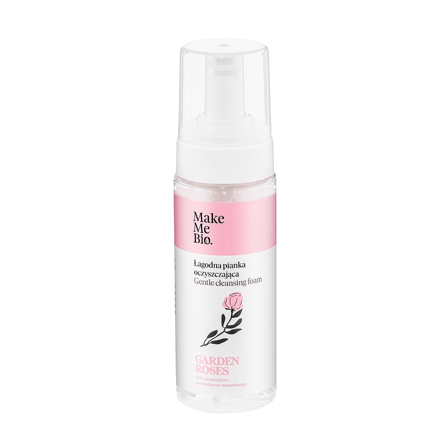 Make Me Bio Garden Roses łagodna pianka oczyszczająca do twarzy, 160 ml