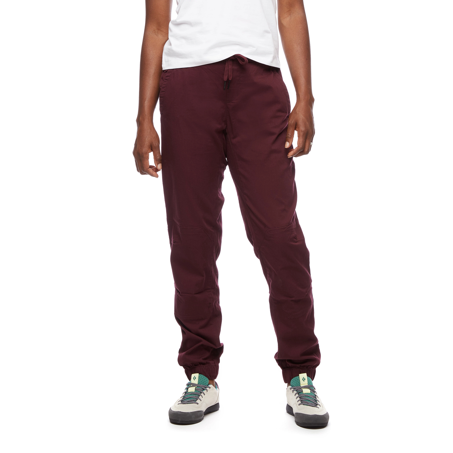 Damskie spodnie wspinaczkowe Black Diamond Notion Pants bordeaux - M