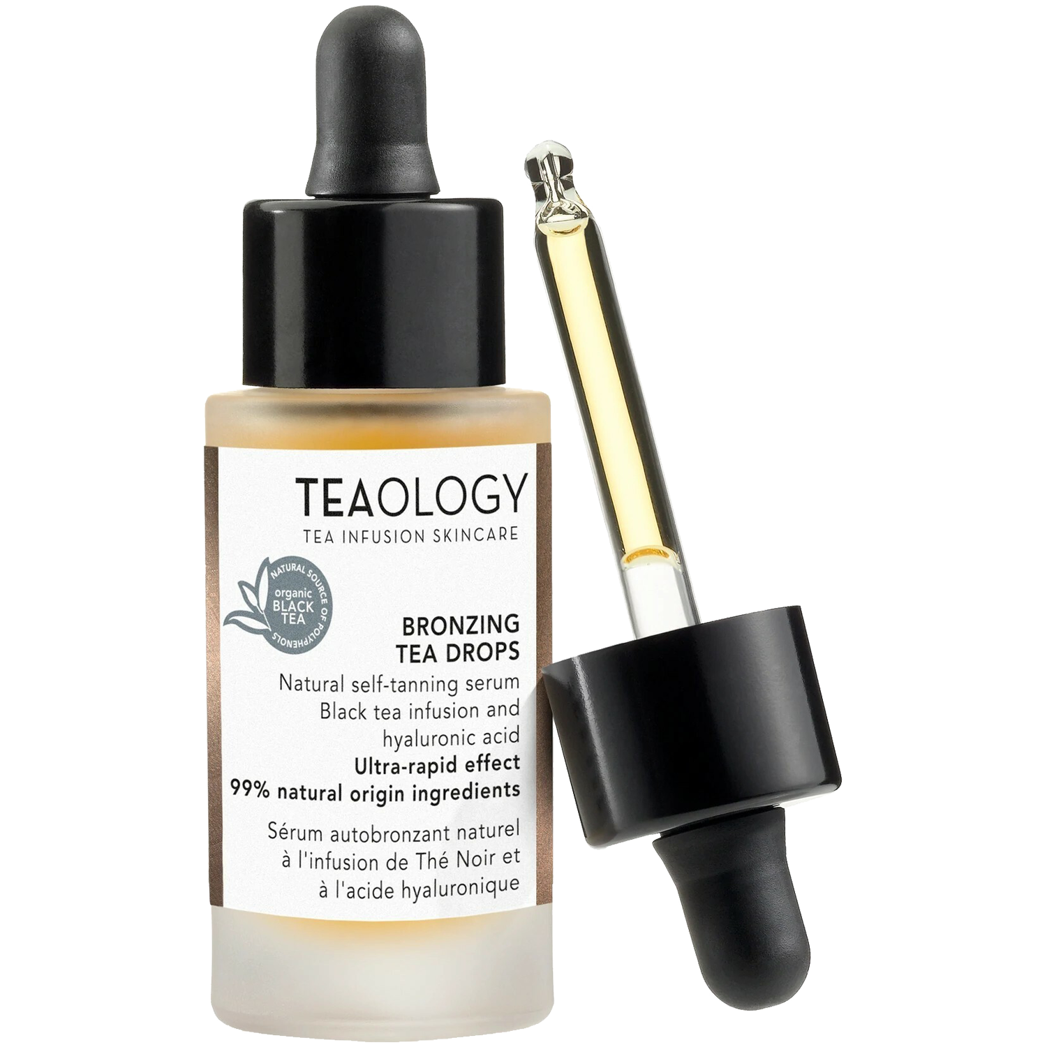 Teaology krople brązujące do twarzy, 30 ml