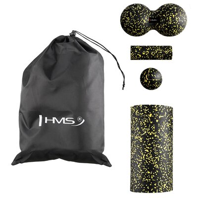 Zestaw do masażu HMS FSBM04 Czarno-żółty