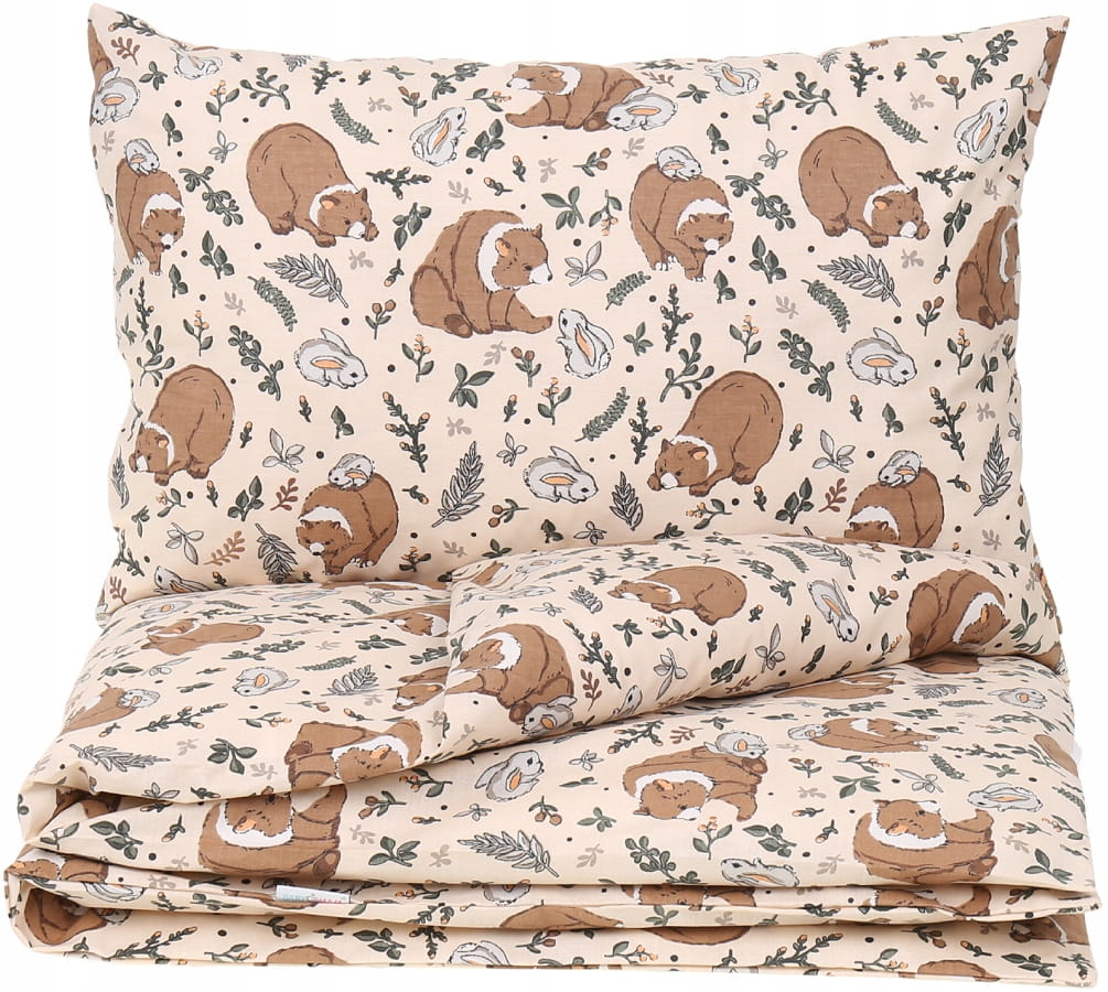 Babymam pościel dziecięca niemowlęca 120x90 do łóżeczka 120x60 2el