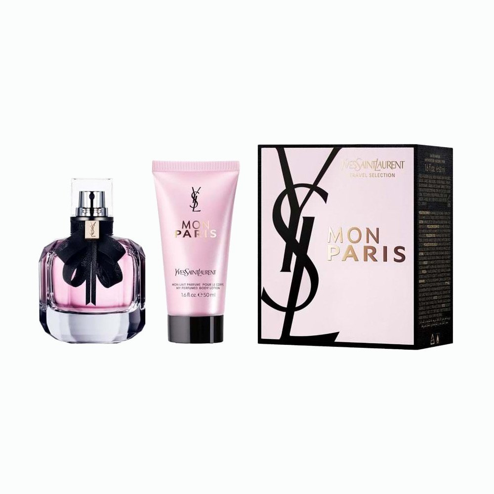 Yves Saint Laurent Mon Paris zestaw damski: woda perfumowana, 50 ml + balsam do ciała, 50 ml