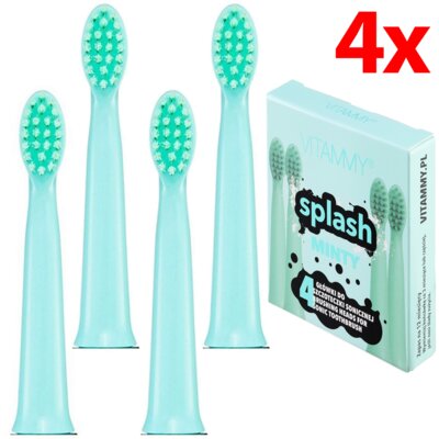 Oryginalna końcówka do szczoteczki VITAMMY Splash TOW017475 (4 szt.) (Odświeżanie oddechu)