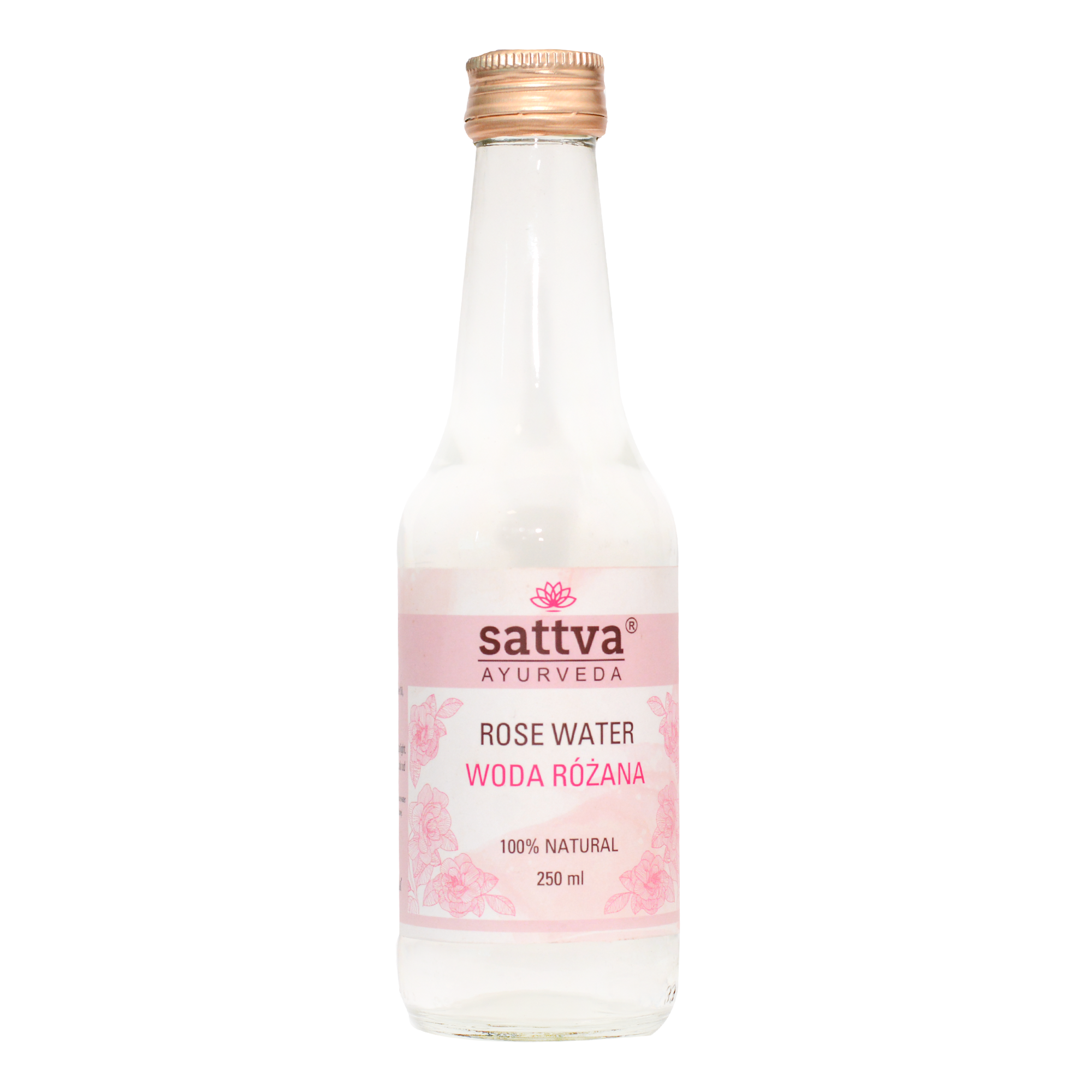 Sattva woda różana do twarzy, 250 ml
