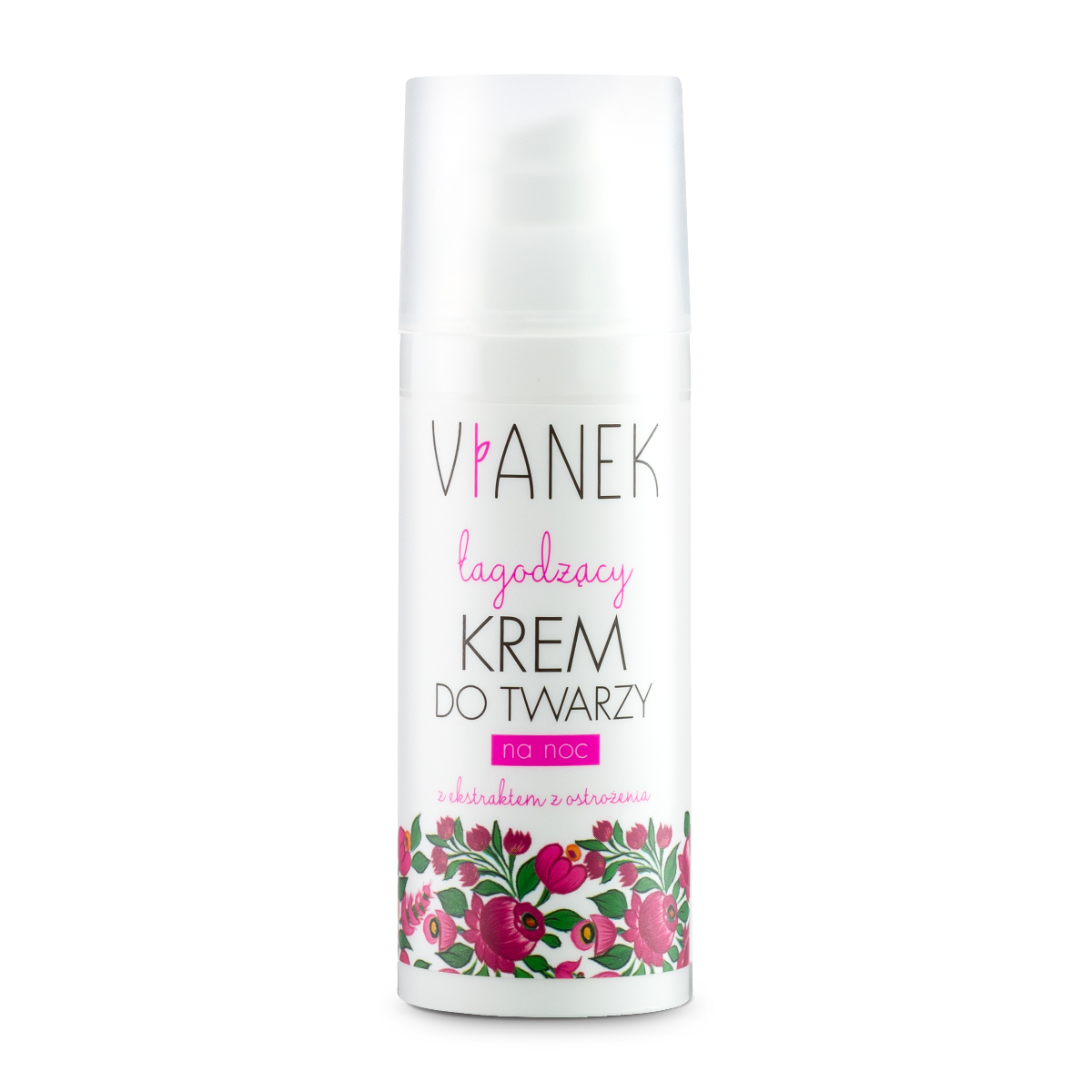 Vianek, łagodzący krem do twarzy na noc, 50 ml