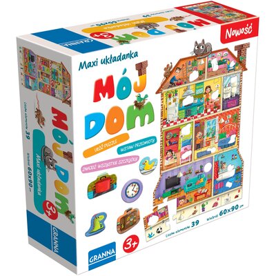 Puzzle GRANNA Maxi Mój dom (39 elementów)