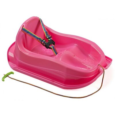 Sanki plastikowe MARMAT Mini Bobek Różowy