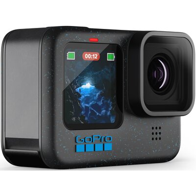 Kamera sportowa GOPRO HERO 12 BLACK, filmy 5.3K 60 FPS, 150 minut pracy, matryca 1/1,9, Wi-Fi, Bluetooth