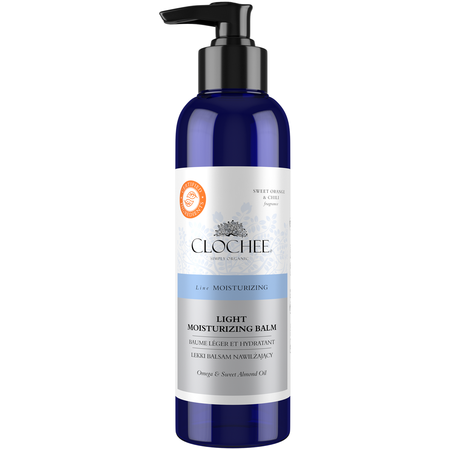 Clochee Moisturizing lekki balsam nawilżający do ciała, 250 ml