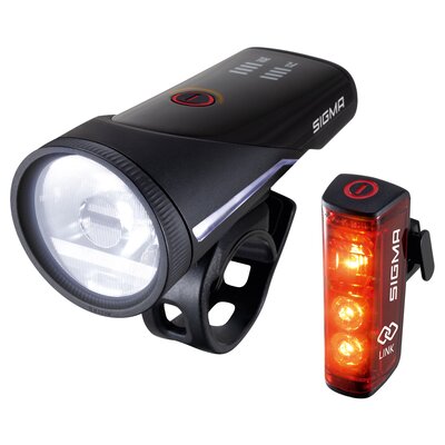 Zestaw lampek rowerowych SIGMA Aura 100 Blaze Link
