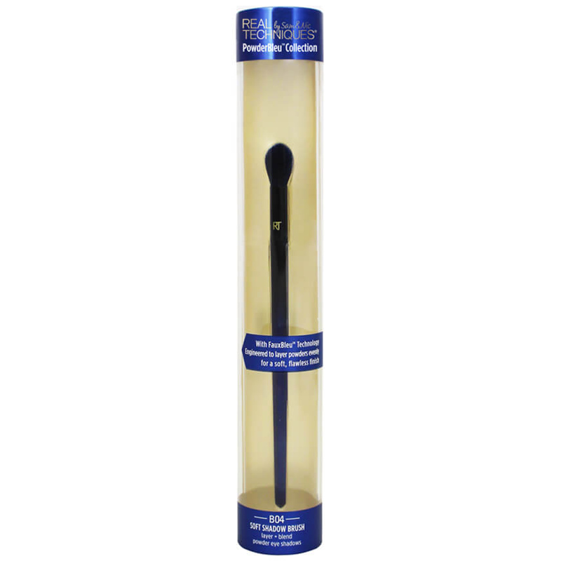 Real Techniques PowderBleu Soft pędzel do makijażu powiek, 1 szt.