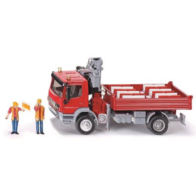 Samochód SIKU Super Mercedes Atego z dźwigiem obrotowym 3534