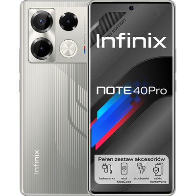 Smartfon INFINIX Note 40 Pro 12/256 6.78" 120Hz Szary