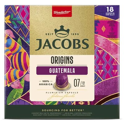 Kapsułki JACOBS Origins Guatemala do ekspresu Nespresso