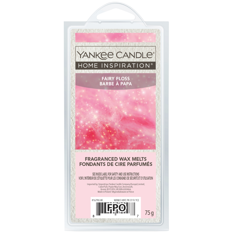Yankee Candle Home Inspiration Fairy Floss wosk zapachowy, 75 g
