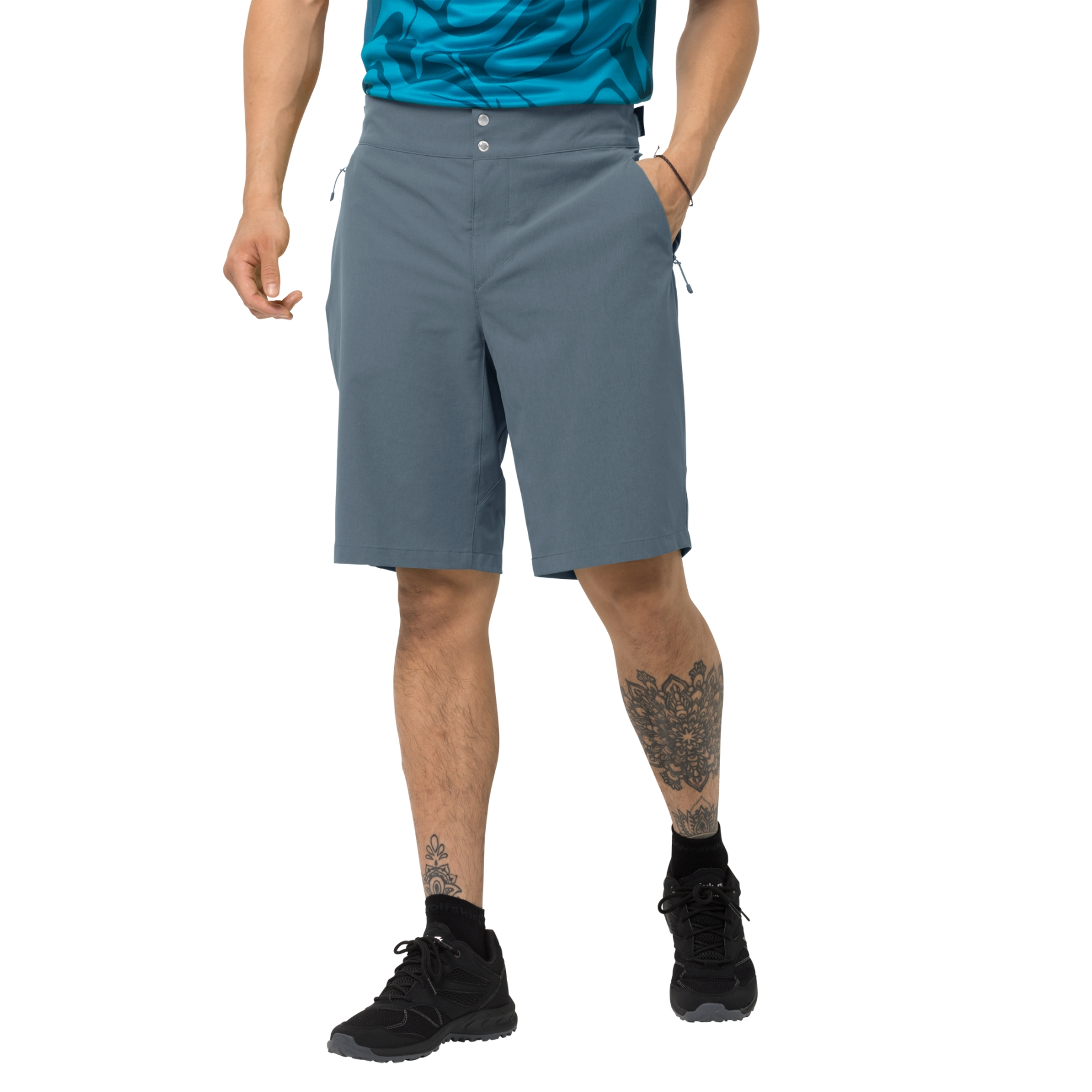 Krótkie spodenki męskie  GRADIENT SHORT M storm grey - 48