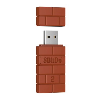 Adapter 8BITDO Wireless Adapter 2 Brązowy