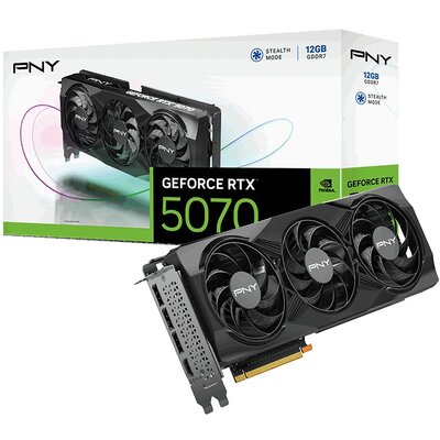 Karta graficzna PNY GeForce RTX 5070 Triple Fan 12GB DLSS 4