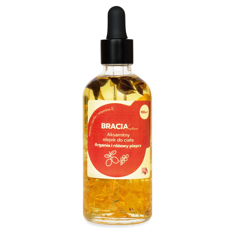 Bracia Mydlarze argania i różowy pieprz, olejek do ciała, 100 ml