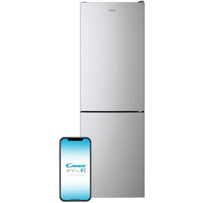 Lodówka CANDY CCE3T618ES Fresco No frost 185cm Srebrna