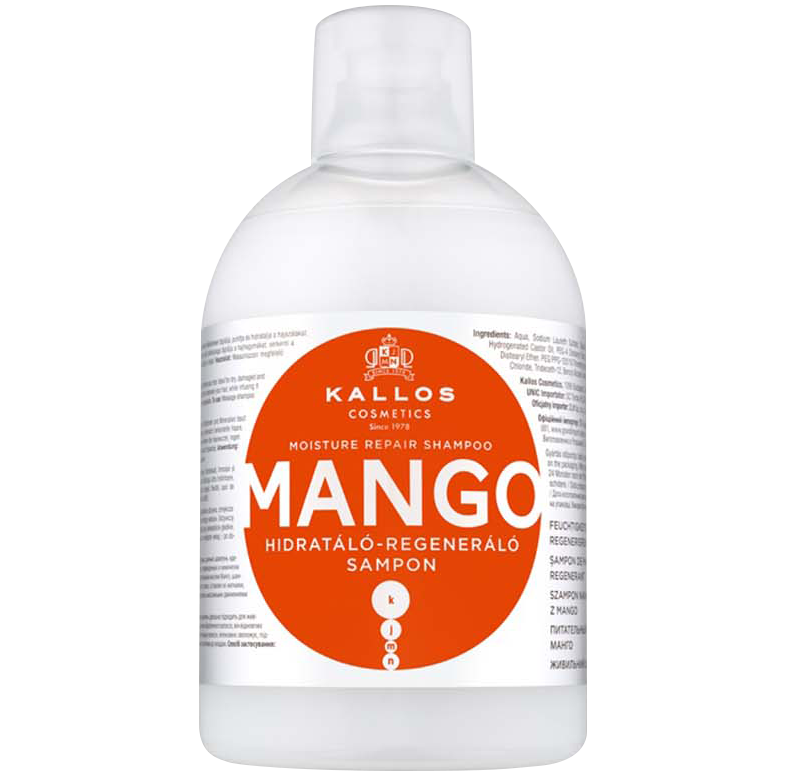 Kallos Mango regenerujący szampon do włosów, 1000 ml