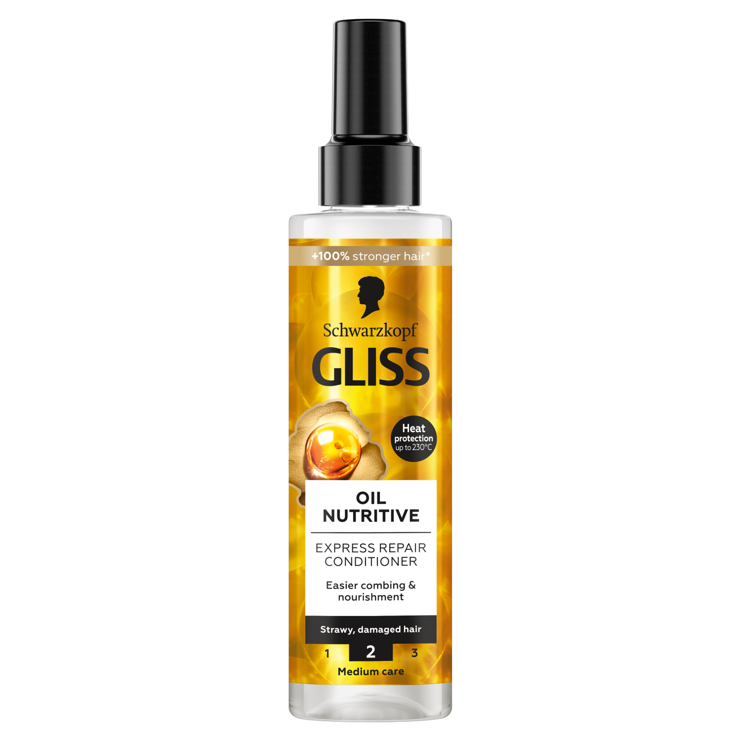 Gliss Oil Nutritive ekspresowa odżywka do włosów przesuszonych i nadwyrężonych, 200 ml