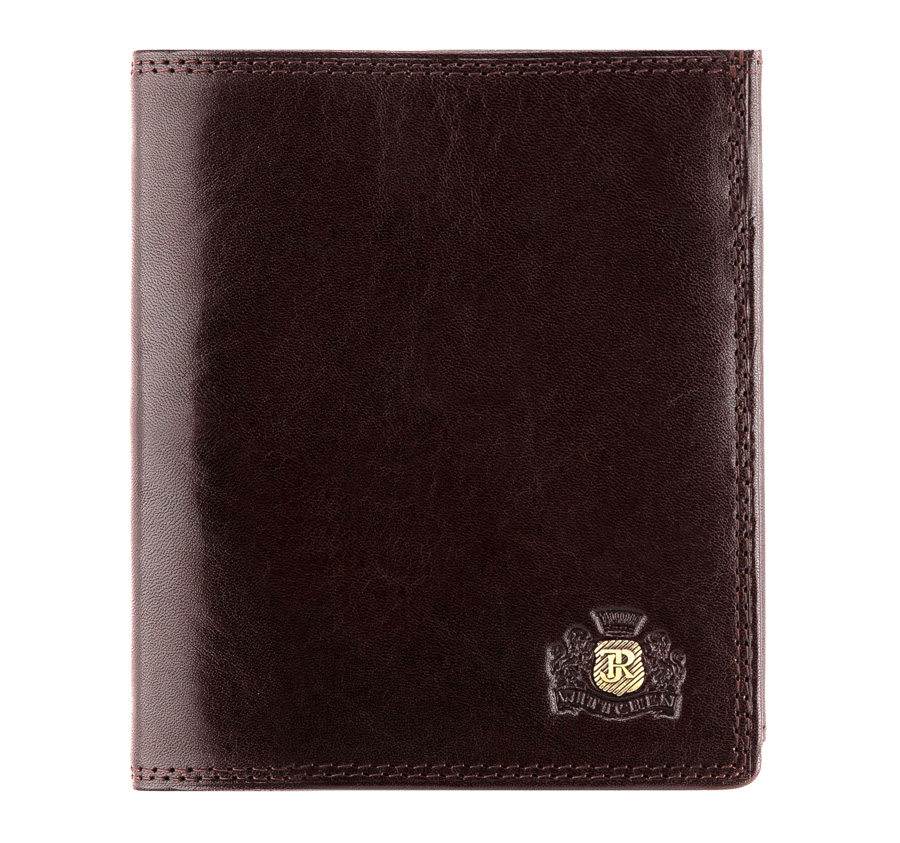 WITTCHEN Portfel brązowy Da Vinci skóra licowa