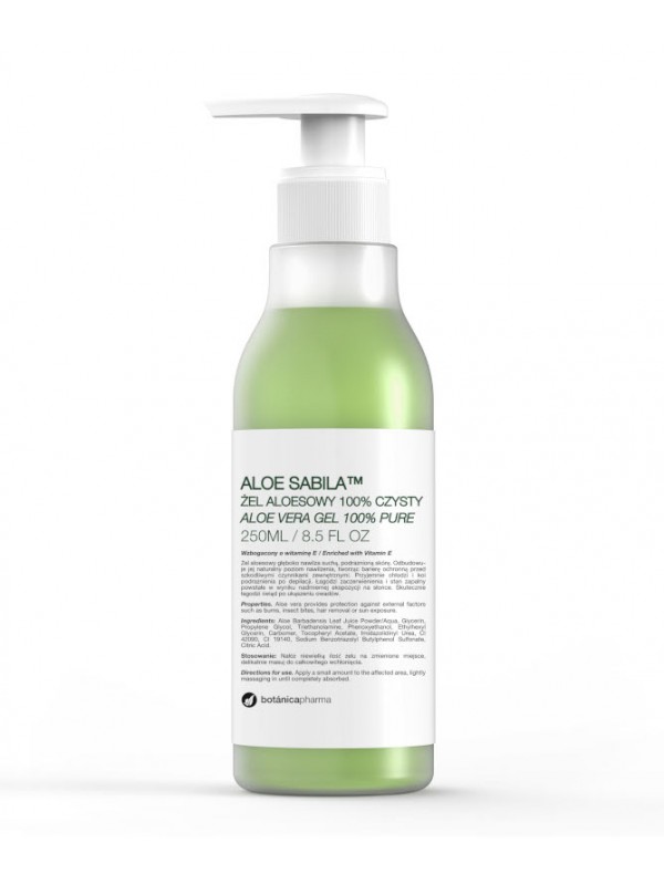 Botanicapharma Aloe Sabila żel aloesowy 100% czysty, 250 ml