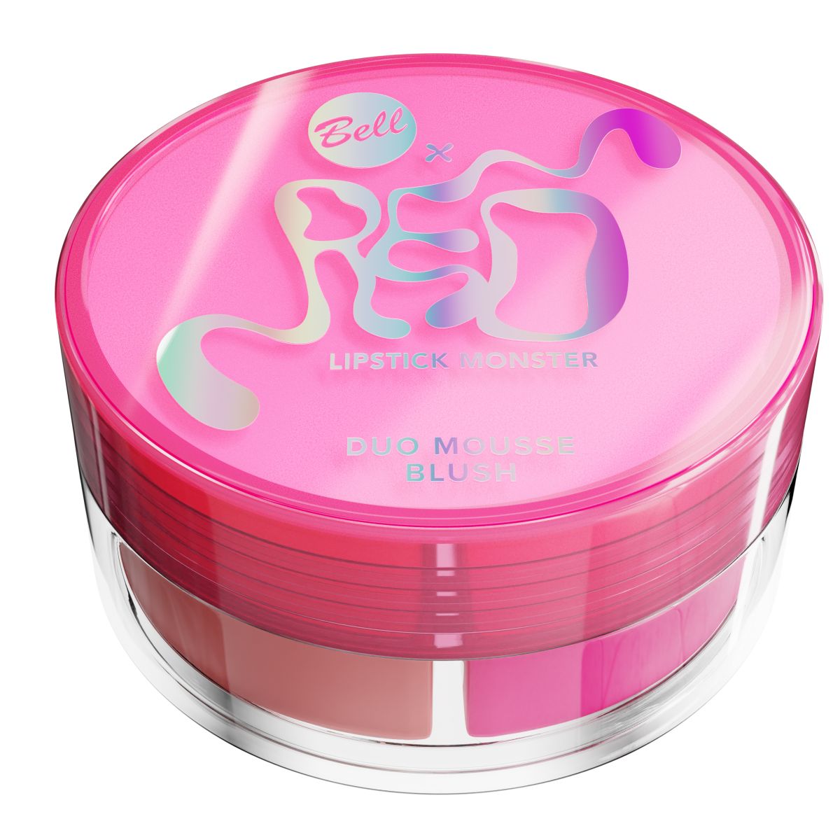 Bell RLM x Bell dwukolorowy róż do policzków w musie 01, 12 g