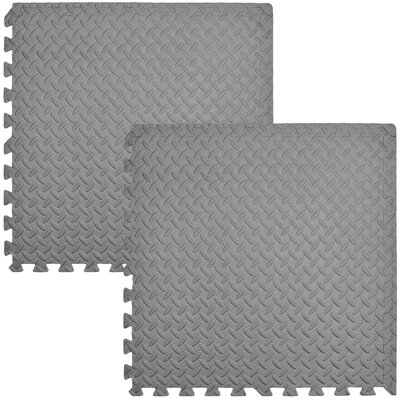 Mata piankowa HUMBI Puzzle 62 x 62 x 1 cm (6 elementów) Ciemnoszary