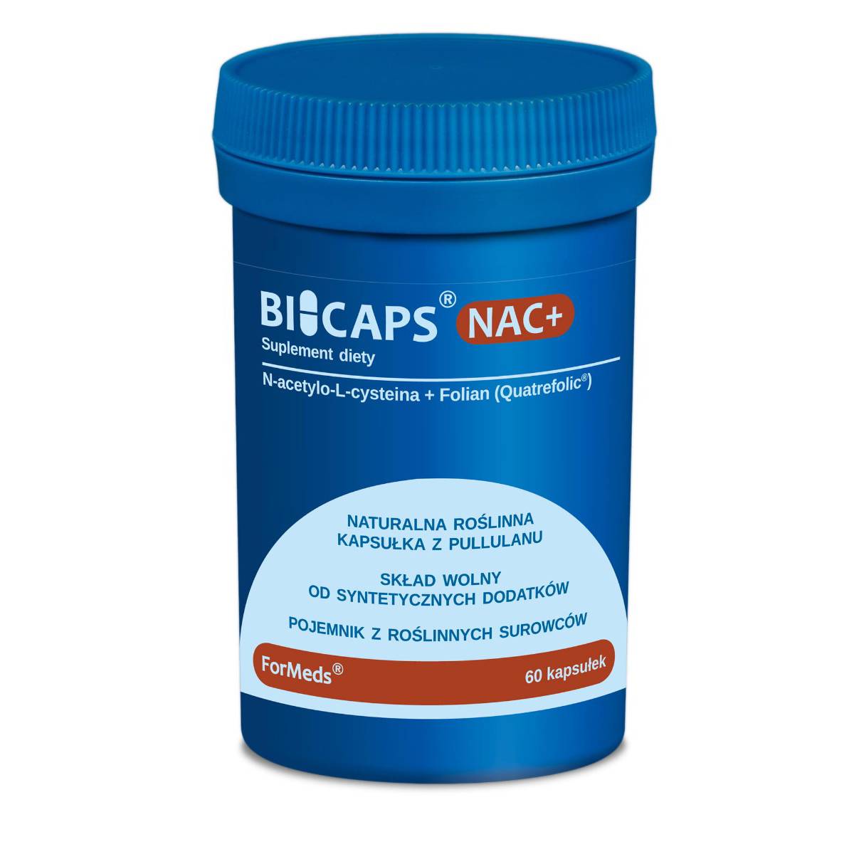 ForMeds Bicaps suplement diety NAC+ 60 tabl./1 opak.