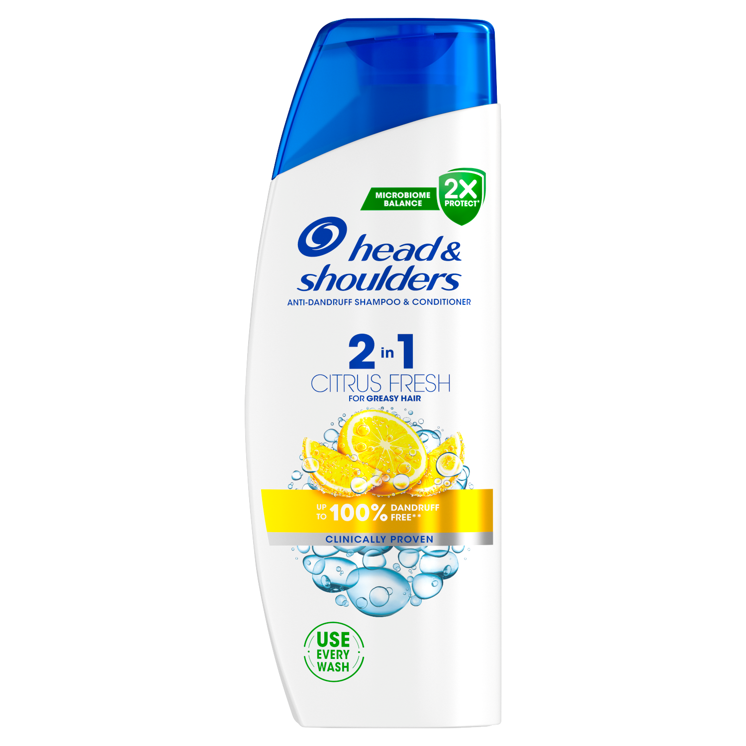 Head&Shoulders Citrus Fresh przeciwłupieżowy szampon z odżywką 2w1 do włosów, 330 ml