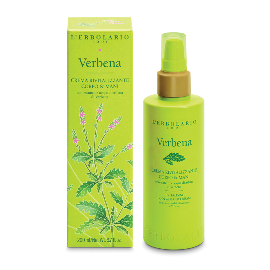 L'Erbolario Verbena rewitalizujący krem do ciała i rąk, 200 ml