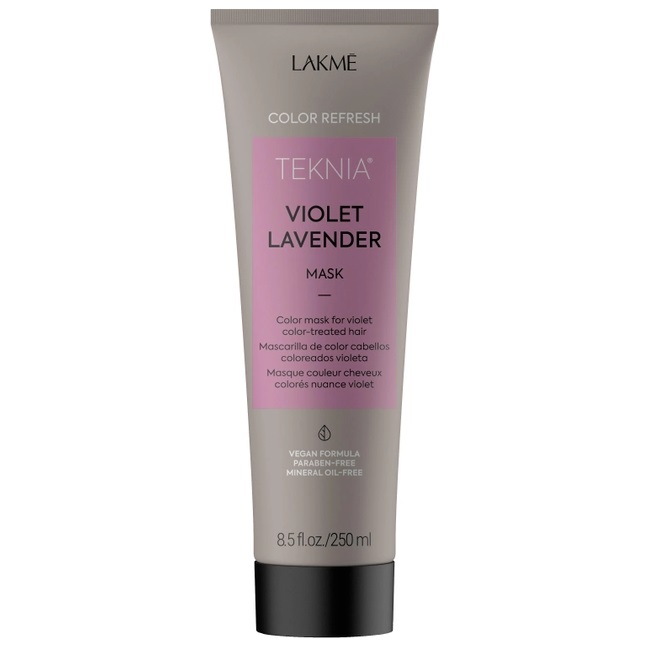 Lakme Teknia Violet Lavender maska odświeżająca kolor do włosów farbowanych, 250 ml