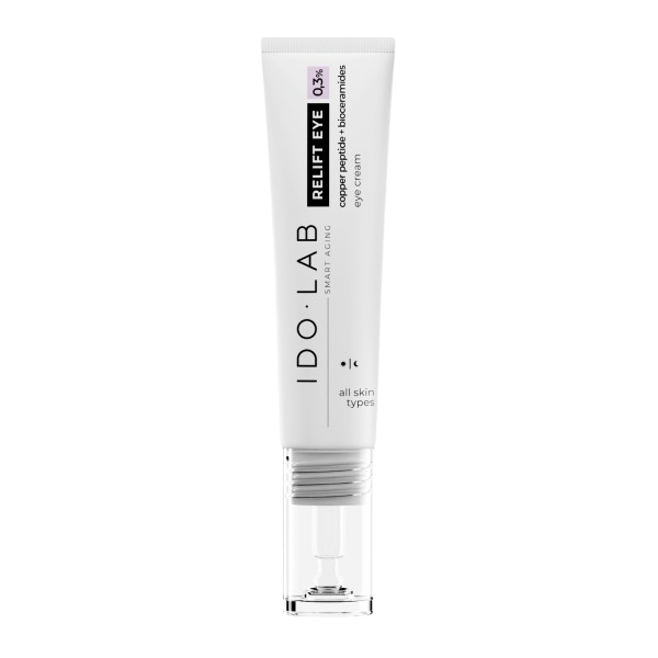 Ido Lab Relift Eye Cu+ rewitalizujący krem pod oczy z peptydem miedziowym 0,3%, 15 ml