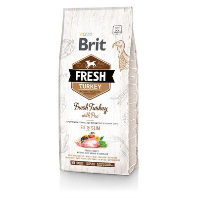 Karma dla psa BRIT Fresh Indyk z groszkiem 2.5 kg