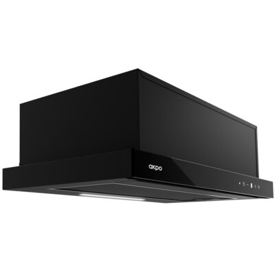 Okap AKPO Light Glass Touch 60 Czarny 70dB klasa B