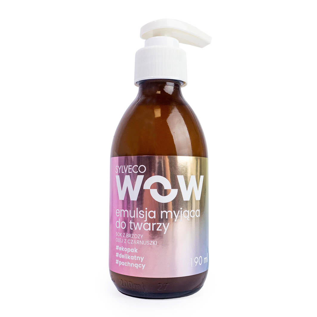 Sylveco WOW, emulsja myjąca do twarzy, 190 ml