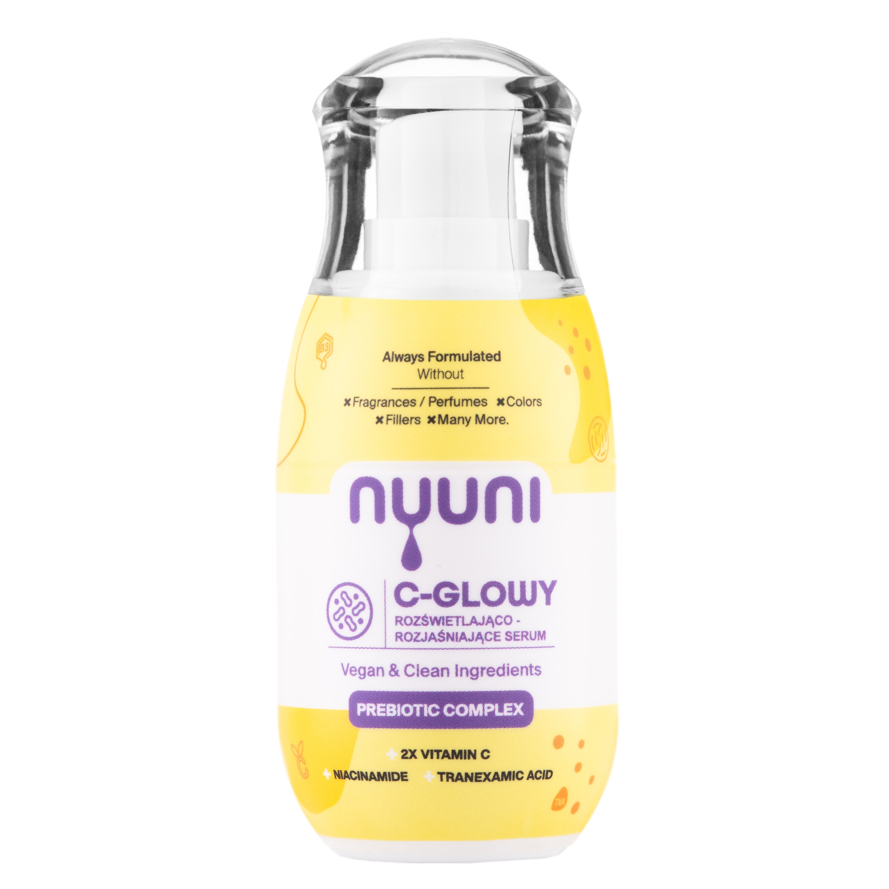 Nuuni C-Glowy rozświetlająco-rozjaśniające serum do twarzy, 30 ml