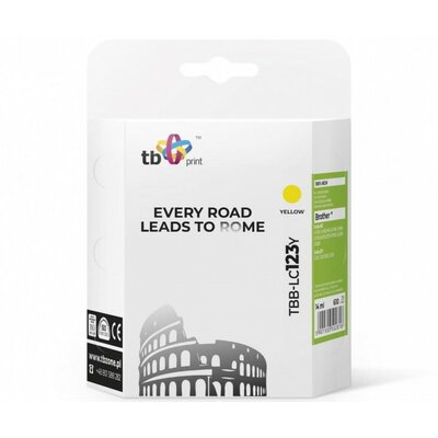 Tusz TB PRINT do Brother LC-123Y Żółty 14 ml TBB-LC123Y