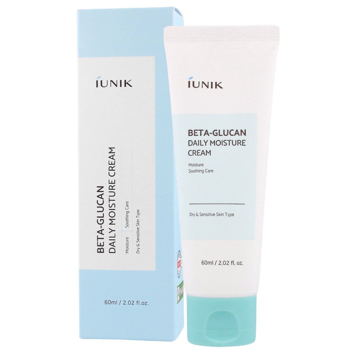iUNIK nawilżający krem do twarzy, 60 ml