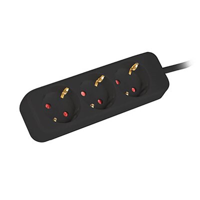 Przedłużacz LANBERG PS0-03F-0150-BK (1.5 m)