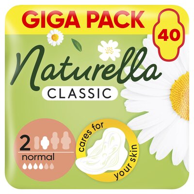 Podpaski NATURELLA Classic Normal Rozmiar 2 (40 sztuk)